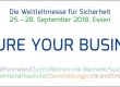 Banner: SECURITY Essen 2018