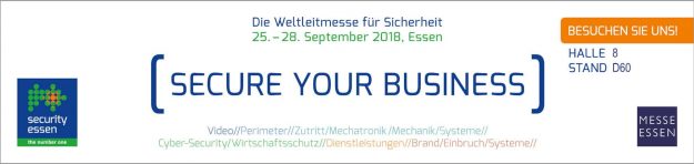 Banner: SECURITY Essen 2018 Banner: SECURITY Essen 2018