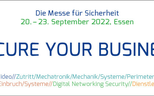 Messebanner security Essen 2022